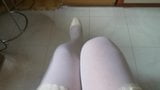 White Patent Pumps with Pantyhose Teaser 2 snapshot 1