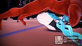 MMD R18 Секс-танец Miku Hibikase Hibikase r-18 с трахом задницы анальной сучки милфы с большими сиськами, ntr, 3D хентай snapshot 16