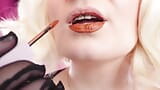 Asmr Video: Lipstick, Mesh Gloves and Lollipop (arya Grander) snapshot 3