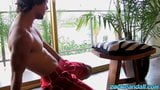 Gay jock Zack Randall meditation and solo masturbation snapshot 4