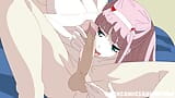 Schat in de Franxx xxx pornoparodie - Zero Two en Hiro neukten volledige animatie ongecensureerd (anime Hentai) (harde seks) snapshot 1