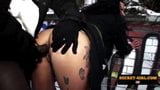 Bitch with ass tattoos successfully fucked in the street snapshot 16