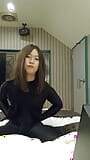 Full body tights, raw change of clothes, masturbation snapshot 5