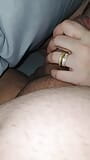 Step mom help step son with his big erection with a handjob snapshot 2
