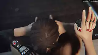 Tifa Blowjob: Japanese Game Cumshot Porn | xHamster
