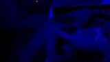 Black light fun with sexy pregnant MILF snapshot 4