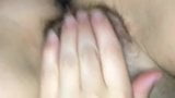 Amateur hairy Italian girlfriend closeup masturbation self snapshot 1