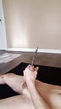 Intensywny orgazm na podłodze po pieprzeniu cewki moczowej z wibratorem snapshot 3