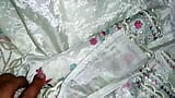 Satin silk handjob porn - Fuck and cum on satin saree of girlfriend (120) snapshot 1