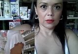 latina white dress at work snapshot 1