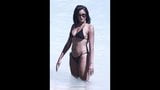 Claudia Jordan - bikini op het strand van Miami snapshot 5