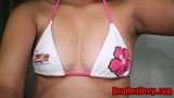 Ragazza tailandese Heather Deep incinta di 19 settimane in abiti da cameriera snapshot 10