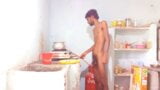 Part 3 Hot boy Rajeshplayboy993 Cooking video. Masturbating his big cock and moaning sounds snapshot 14