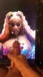 Nicki Minaj huge tits topless trollz cum tribite snapshot 4