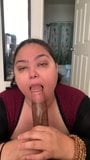 Sexy BBW MILF worships Huge BBC snapshot 2