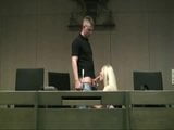 Blonde blows hot stud while they were on jury duty snapshot 7