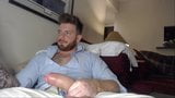 Straight man strokes his humongous hard cock on webcam snapshot 17