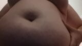 Cute fat BBW sow fondles her belly, and fat pussy snapshot 3