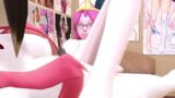 Princess Bubblegum en Marceline the Vampire - dubbele dildo avontuurlijke tijd snapshot 3