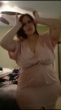 Plump & Busty BBW Trying on Clothes snapshot 6