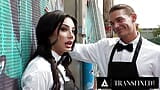 TRANSFIXED - Bored Cater-Waiter Ariel Demure & Her Coworker Fuck Each Other's Ass During Short Break snapshot 5