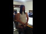 Crossdresser plays with Hitachi snapshot 7