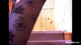 Pale Pretty Petite Zelma Dances N Teases You In The Stairs! snapshot 7