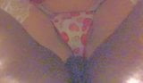 Sissy in candy panties taking BBC snapshot 4