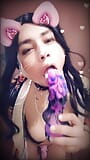 Ts Lucy and the monster Dildo snapshot 3