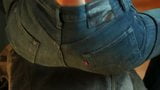 Hot boy cumming hard in his Levi's 501 jeans snapshot 4