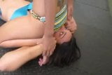 catfight bikini girls facesit snapshot 10