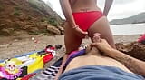 POV-BLOWJOB und ÖFFENTLICHER SEX AM STRAND snapshot 12