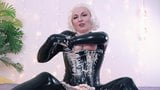 Giantess Food Fetish 4k latex BDSM FemDom POV Arya Grander snapshot 11