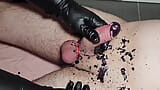 candle wax and prostate massage on the cock - BSDM snapshot 15