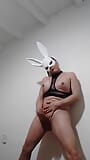 Trans bunny jerks off for your pleasure snapshot 15