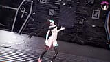 Sexy Teen Dance - Full Nahá + Dildo & Anální kolík (3D HENTAI) snapshot 4