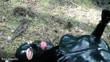 Facesitting humiliation, latex rubber femdom bdsm fetish video snapshot 4