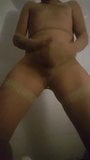 Tan tights encased wank (no cum) snapshot 2