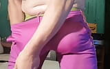 25 Min Long Obscene Bulging Fun Inside Lycra Sportswear snapshot 2