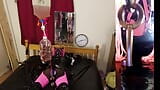 Sissy meid CBT zelf bondage marteling snapshot 4