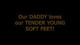 Daddy loves our SOFT little FEET snapshot 1