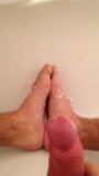 Cumshot on my Pissed on Feet snapshot 6