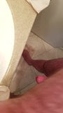 playing with mother in laws pantyhose cumming on her panties snapshot 8