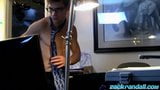 Office jock Zack Randall cums after fleshlight fucking solo snapshot 6