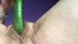 Slutty Granny Fucks Pussy With Cucumber Part #1 snapshot 10