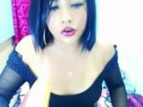 latina gives a perfect deepthroat on webcam snapshot 4