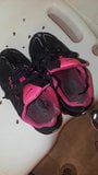 Net fan's wife's Nike's shox pissed snapshot 7