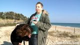 Arab girl fucked in doggy style on the beach snapshot 2