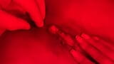 Monika Fox अश्लील लंड चुसाई और लाल कमरे में मुठ्ठी घुसाना snapshot 7