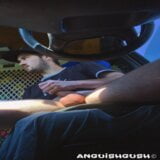 Jacking Off and Cumming in Car at Parking Lot - Anguish Gush snapshot 4